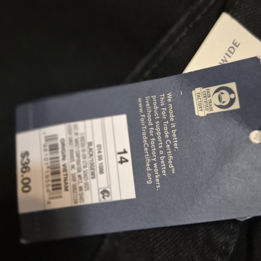 NWT Universal Thread Super Wide Leg Black Jeans - Picture 13 of 14